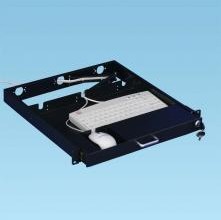 Rack accessories-Adjustable Keyboard panel with small round lock